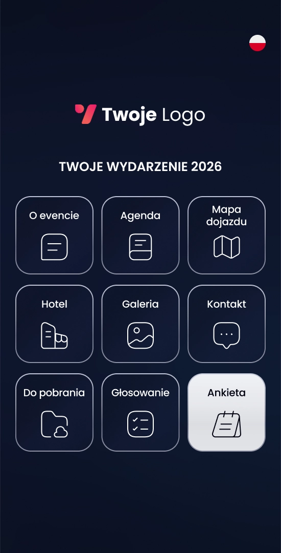 Ekran główny aplikacji PWA