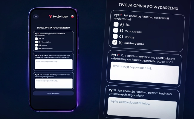 Zbieraj cenny feedback i doskonal swoje wydarzenia.